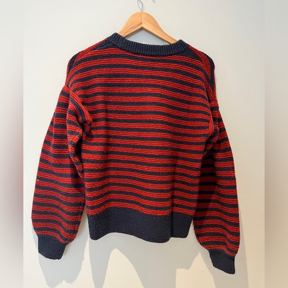 Madewell puff sleeve striped sweater - Picture 3 of 3